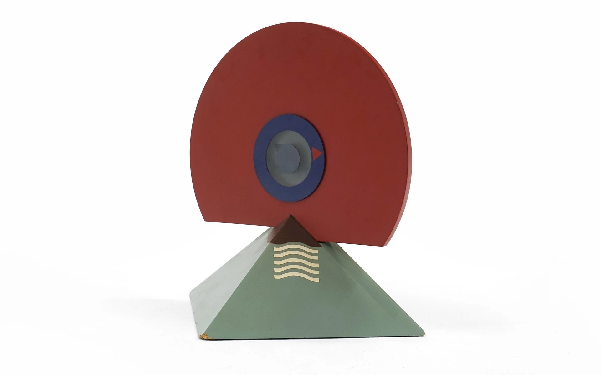 Postmodern Howard Miller George Nelson 1984 Olympus Table Clock